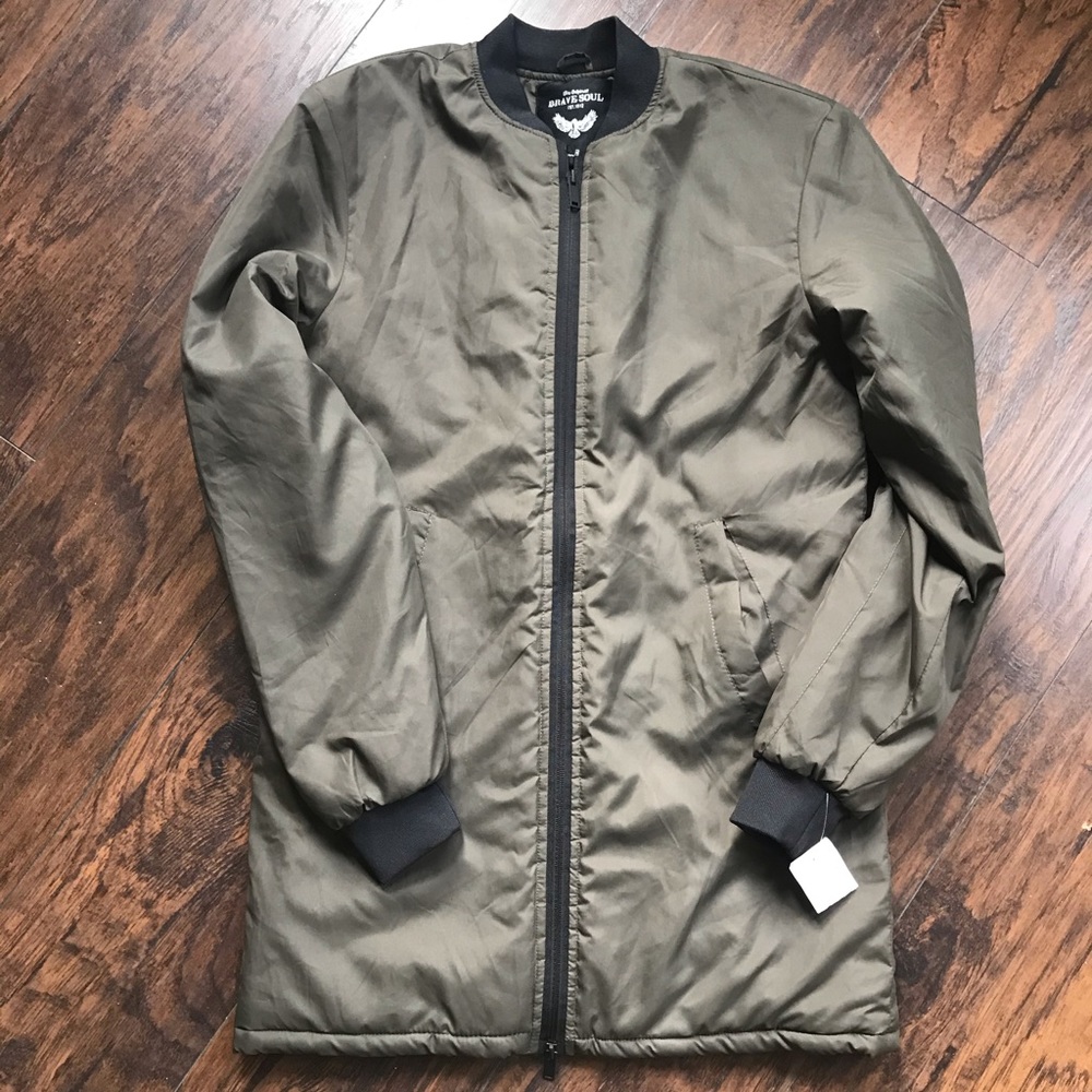 Brave soul lightweight parka style jacket